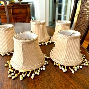 Mini Chandelier lamp shades - 5 available